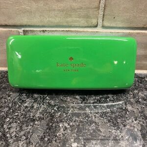 Kate Spade New York Sunglass/Eyeglass Hard Case Blue and Green